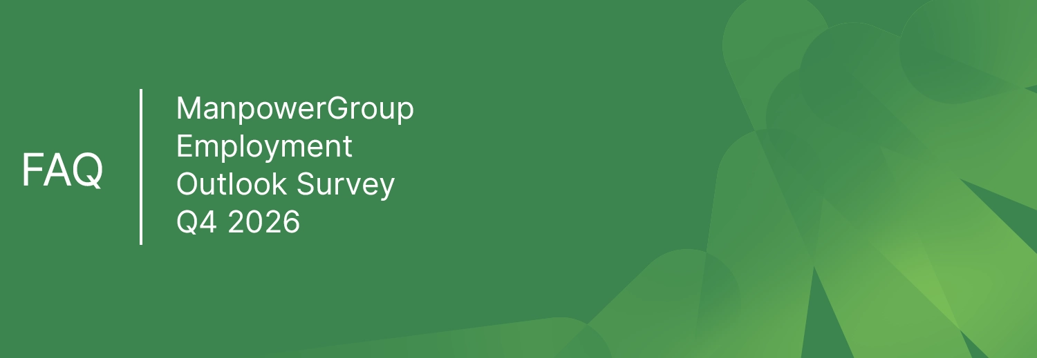 ManpowerGroup Employment Outlook Survey Banner Image