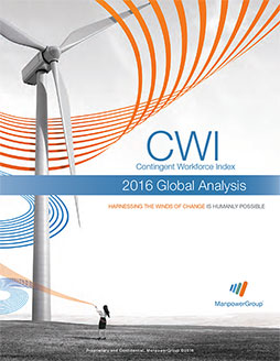 ManpoweGroup, 2016 CONTINGENT WORKFORCE INDEX